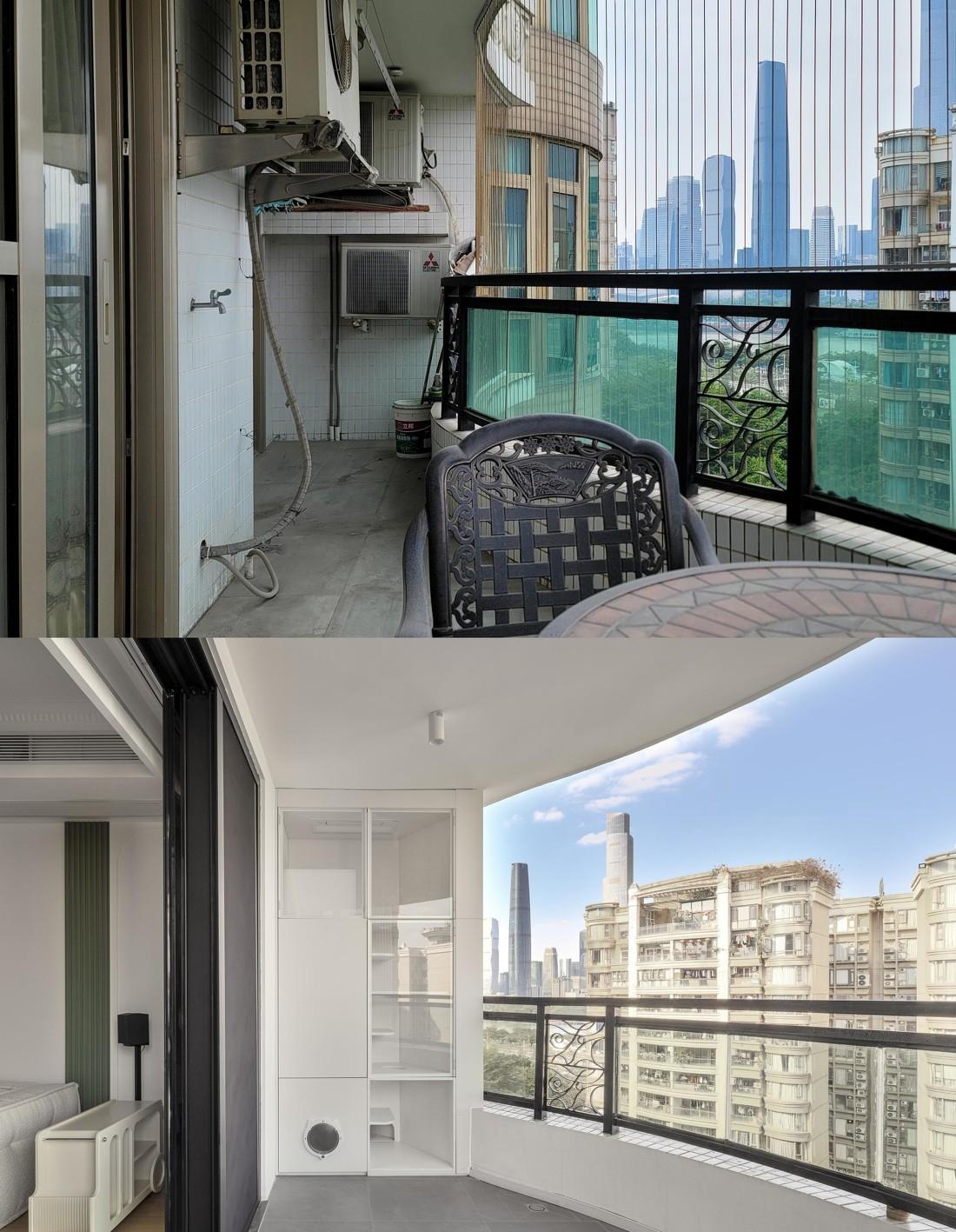 轻法式奶油风·140m²江景平层旧房改造丨中国广州-61