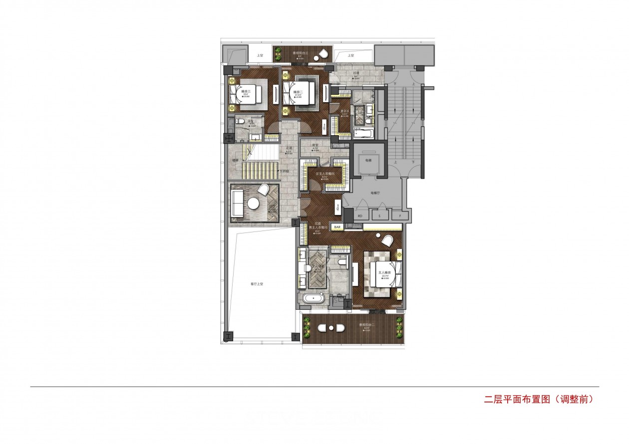 现代别墅设计典范 | 实景+CAD 施工图++ 概念方案-30