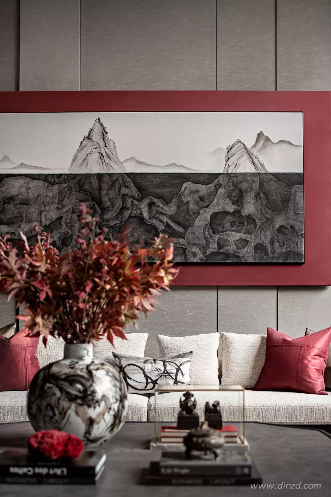 天津津门大院售楼处 | 古韵墨色与现代材质的完美融合-45