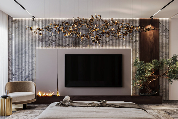 泰姬设计风格主卧室-15