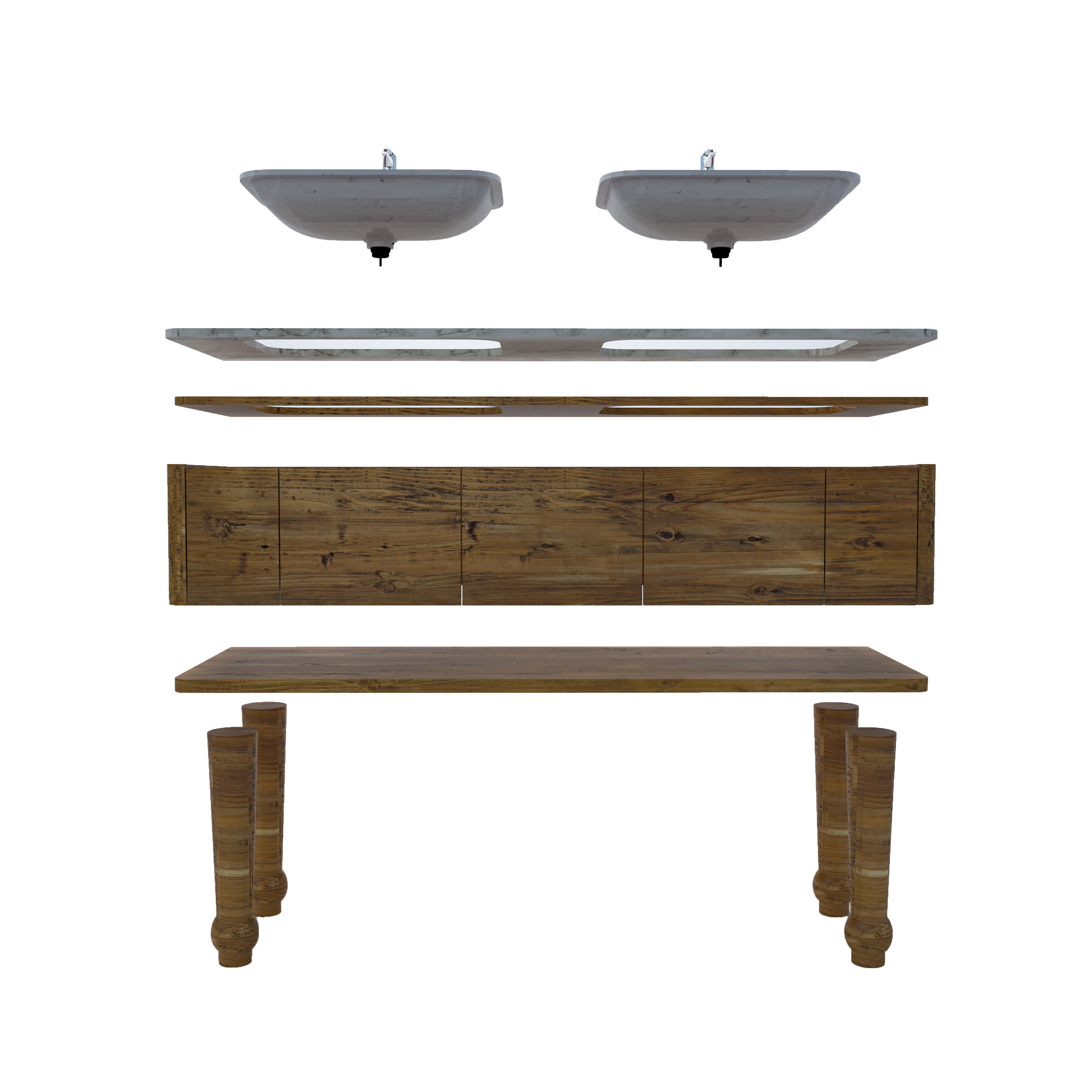 Cabinets and canopy bed-4