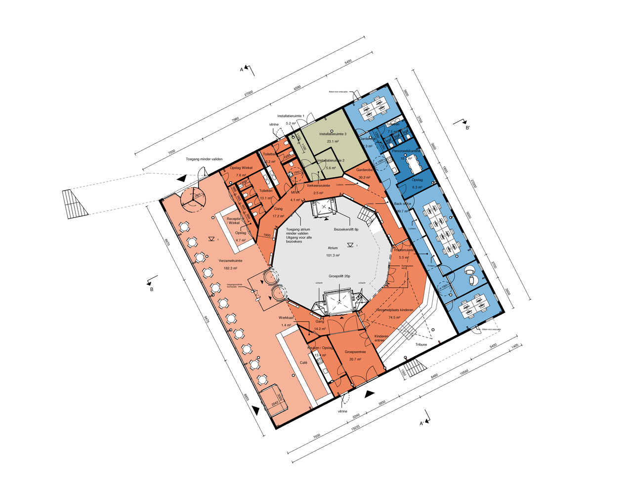 Portlantis 访客与展览中心,风车驱动的可持续灯塔丨荷兰鹿特丹丨MVRDV-11