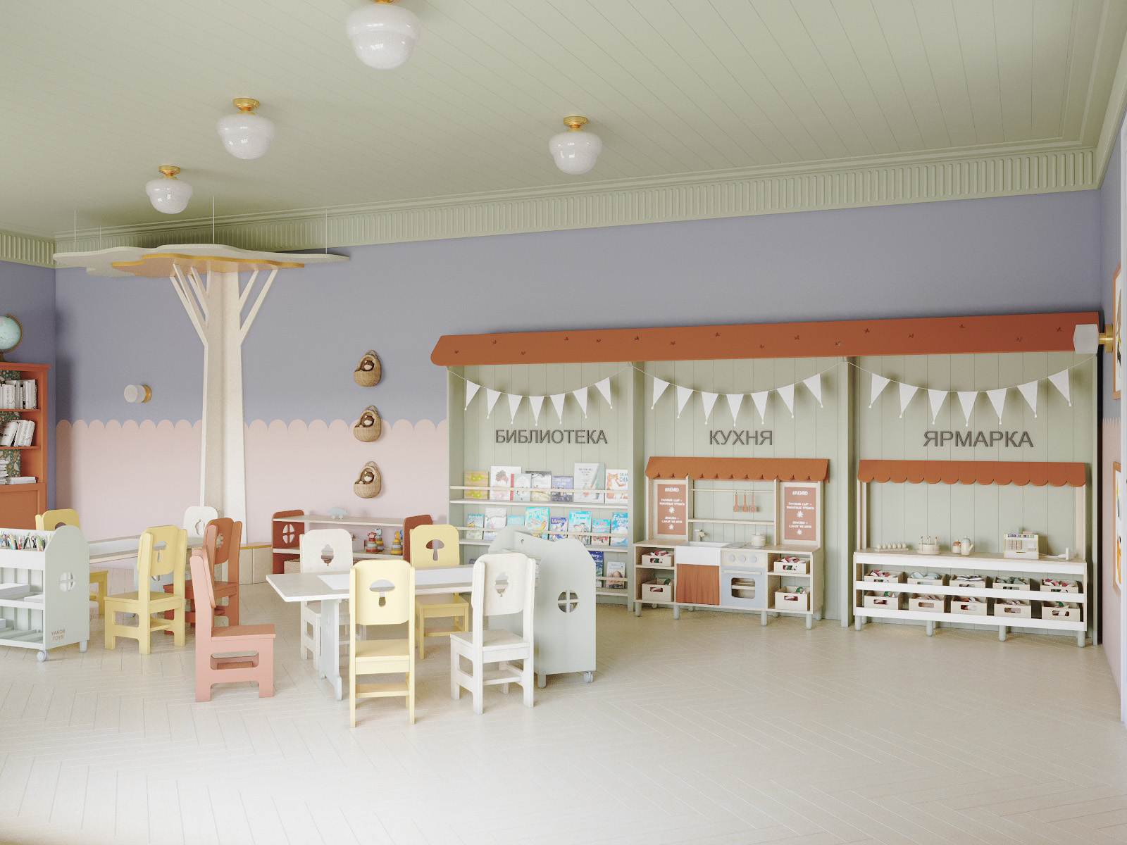 私立幼儿园的班级丨俄罗斯莫斯科丨Anastasia Ferreira-3