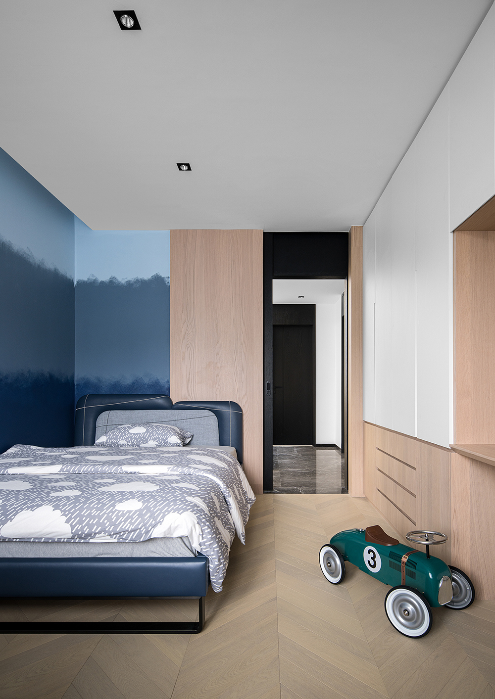 长沙 255㎡极简别墅,黑白灰演绎空间气质-39