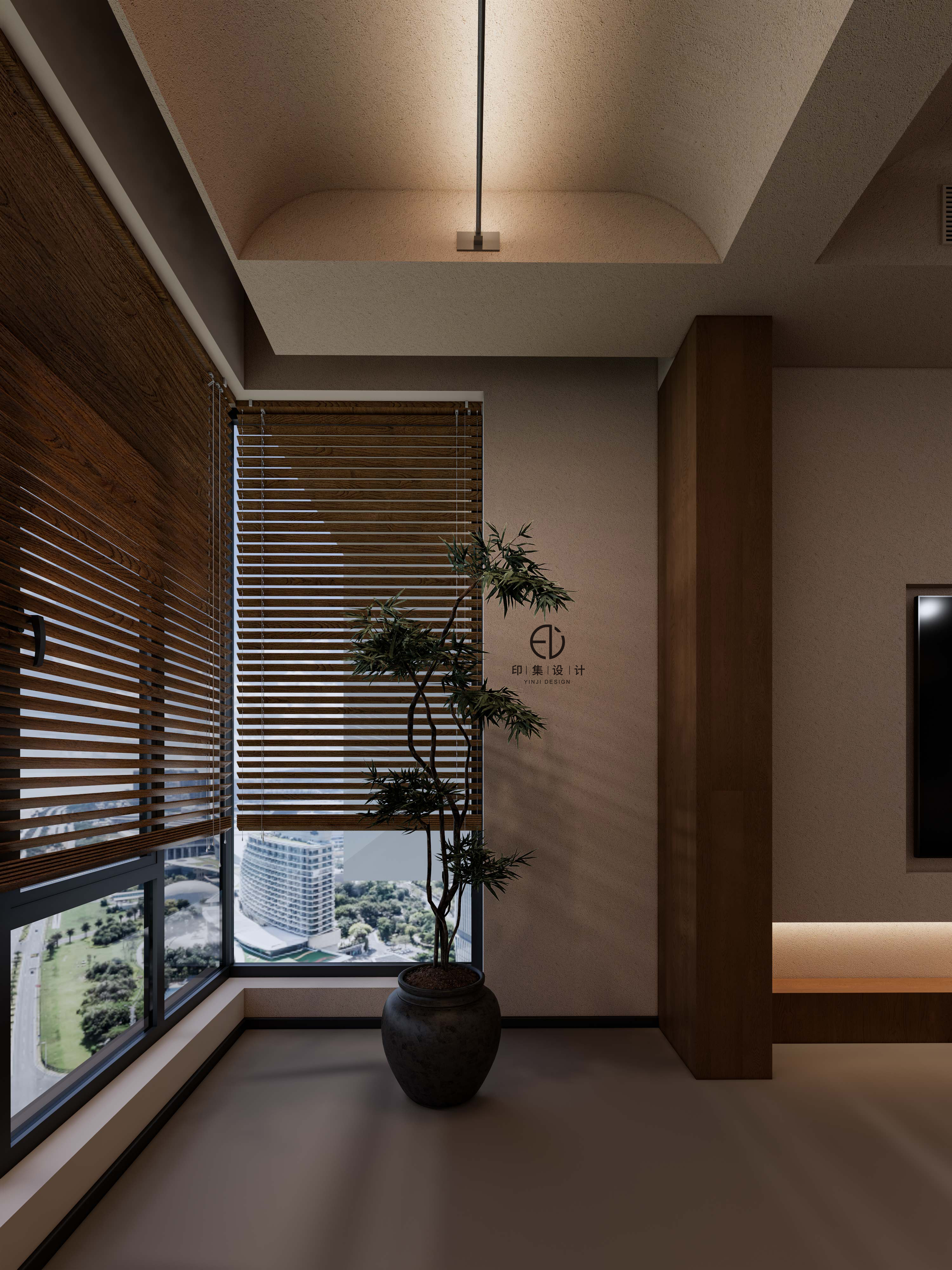 150㎡黑胡桃侘寂风：隐于时光的自然之美-12