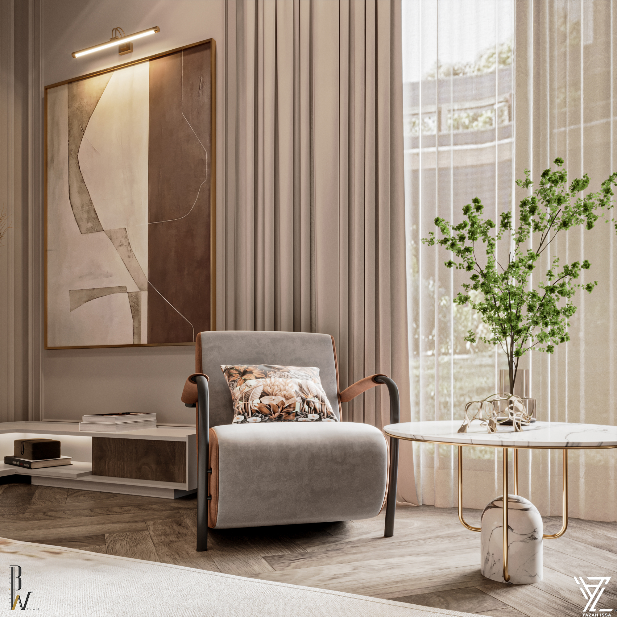 Neo-classic Master bedroom-3