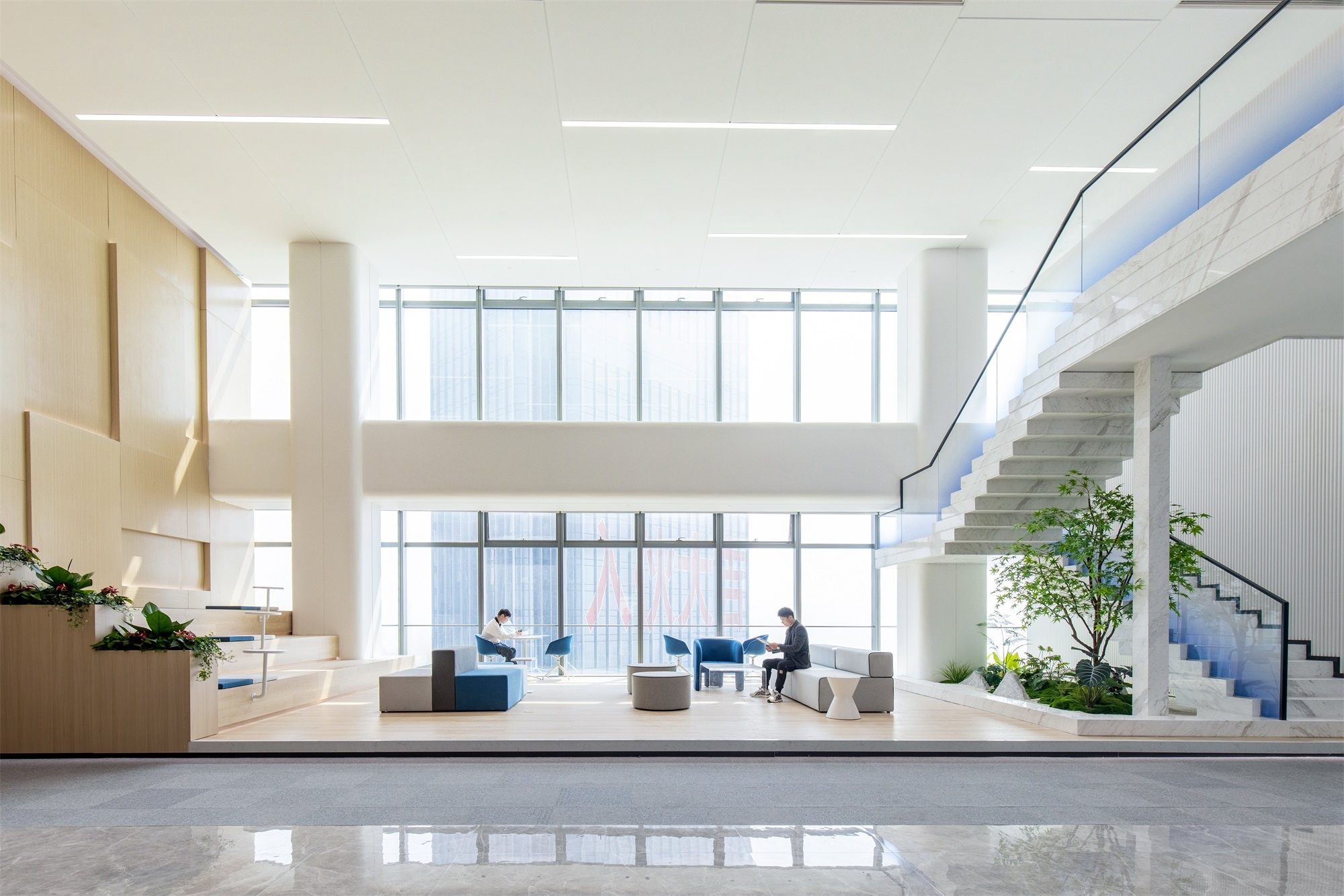 深圳前海万邑通科技总部办公室丨中国深圳丨华可可-6