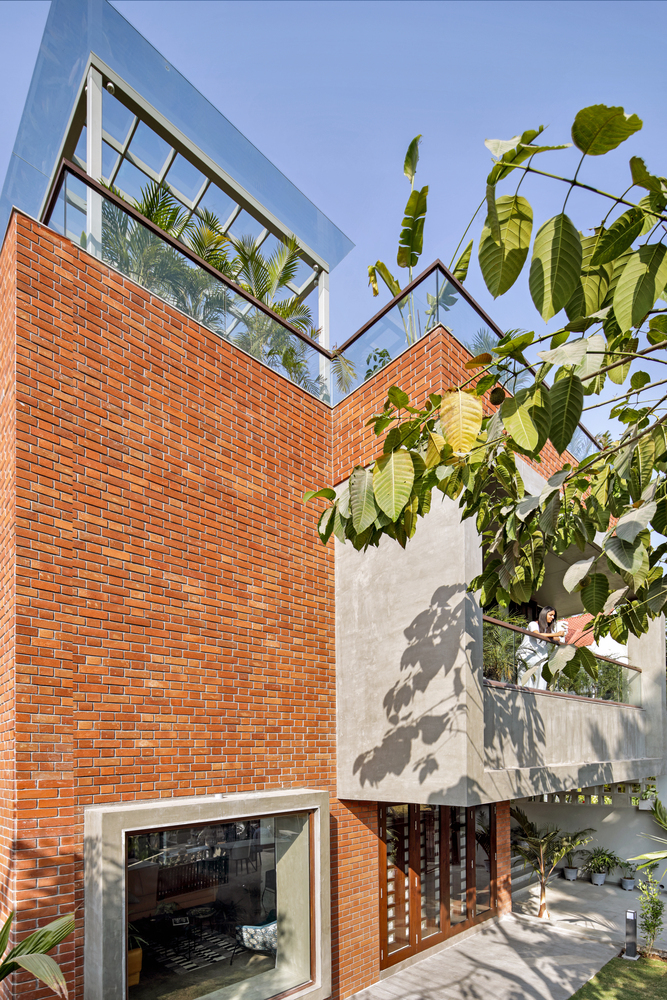 绿意盎然的四口之家——印度 Box House-33