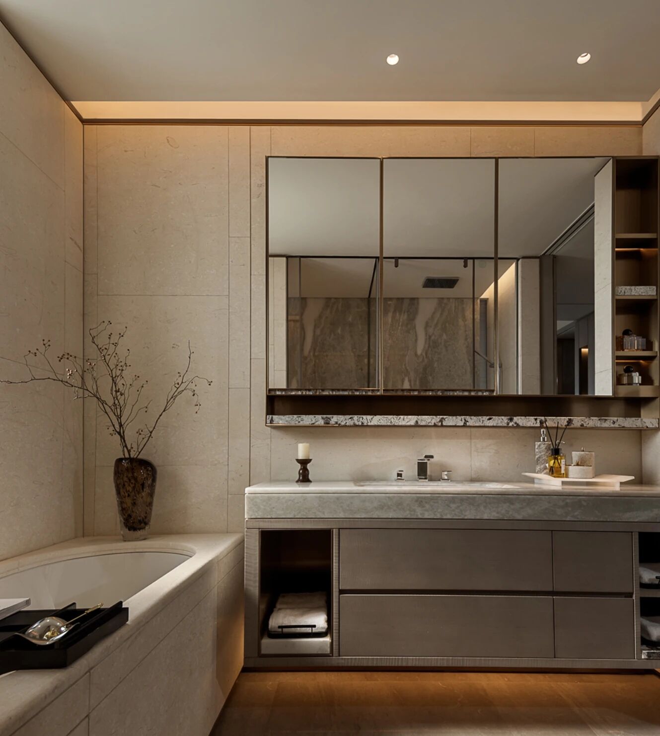 238㎡上海滨江大平层样板间丨中国上海丨程绍正韬 SRD DESIGN赛瑞迪普（软装）-60