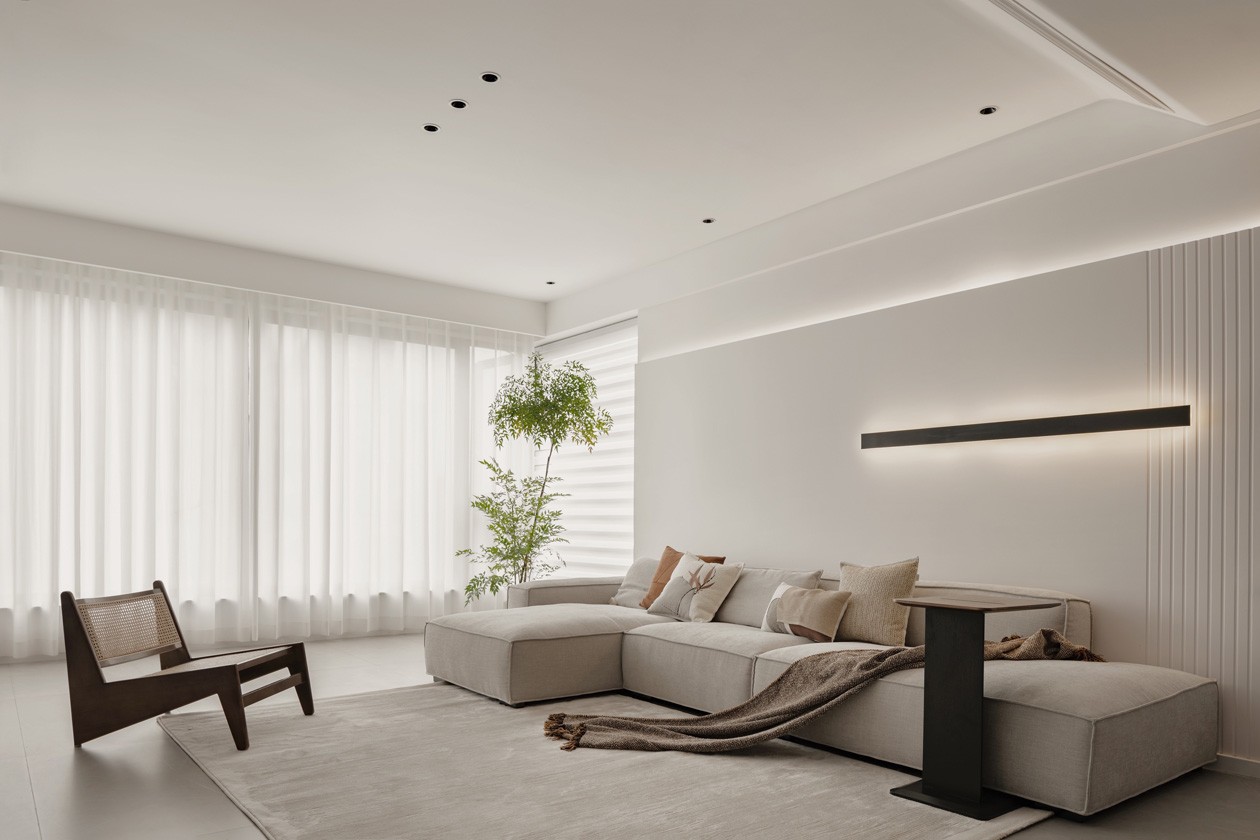 160 平白色现代风全案实景落地丨中国重庆丨琢信装饰-0