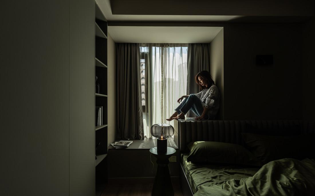 60㎡极简牛油果绿之家-30