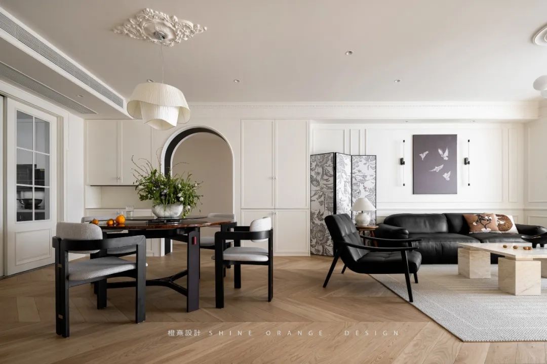 法式复古的宁波四室两厅之家丨中国宁波丨橙熹设计-33