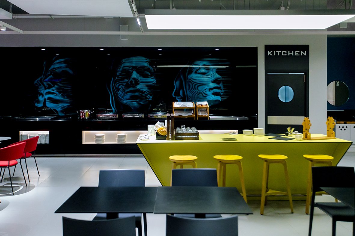 云艺酒店（注：Небо有天空、云霄等意思，арт即艺术，此处结合酒店名称的特点意译为云艺 ） 丨俄罗斯丨V12 Architects-19