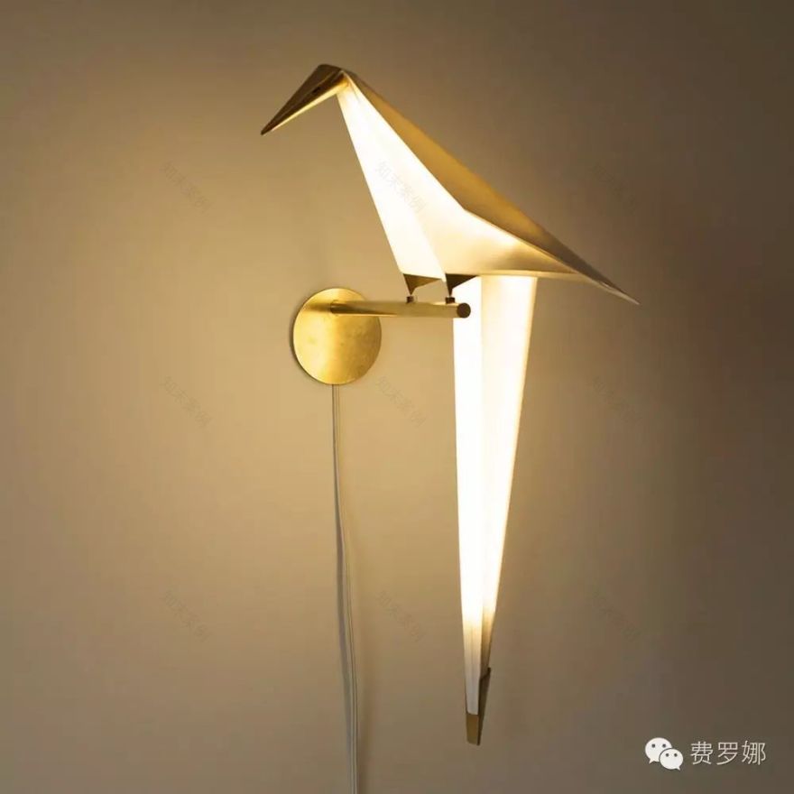 充满诗意的折纸鸟灯-3