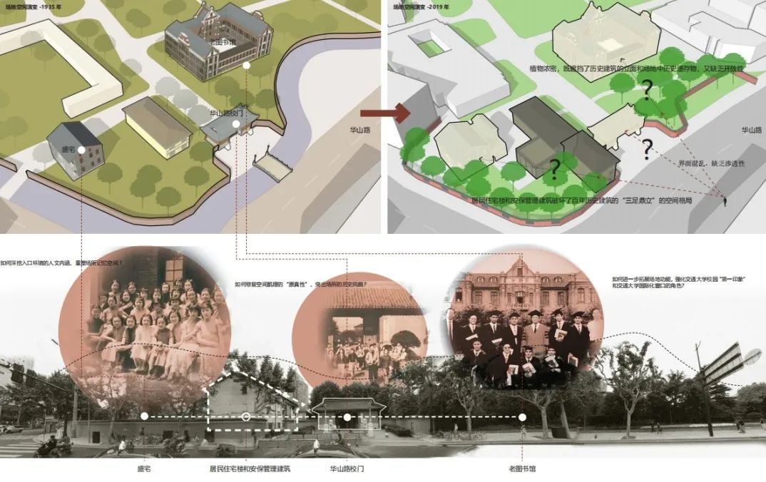 上海交通大学徐汇校区华山路入口景观提升设计丨中国上海丨上海亦境建筑景观有限公司,上海交通大学设计学院风景园林研究所-5