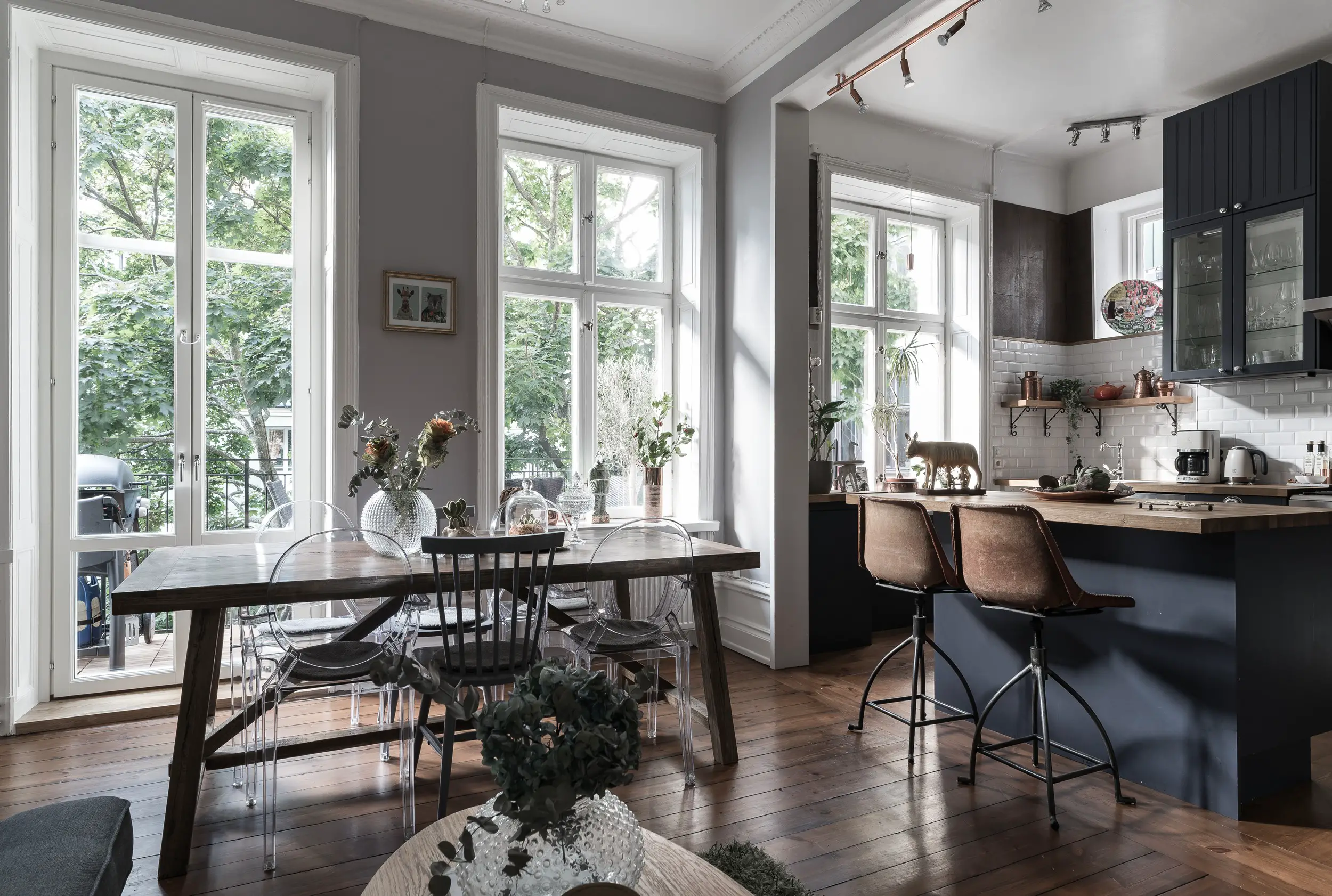 暗夜公寓，灰色温馨空间-1