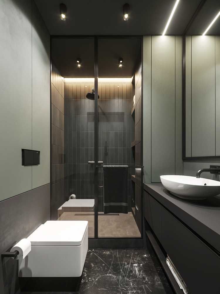 Квартира-студия в стиле лофт - 6 проектов, Фото интерьеров-243