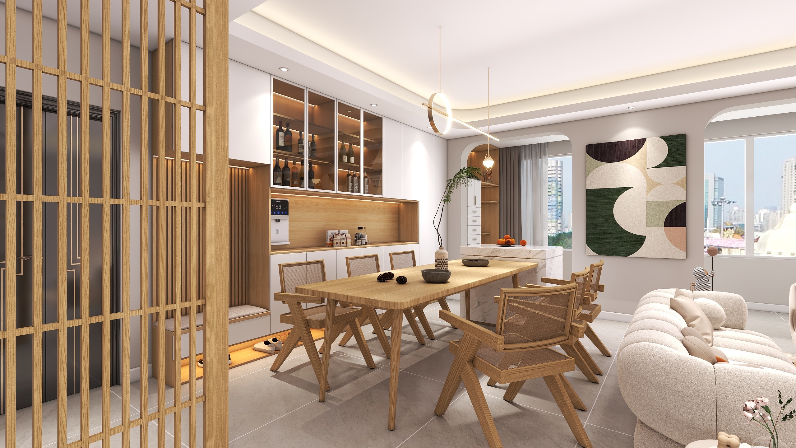 四川成都听湖九园（142平现代简约四居室）-31