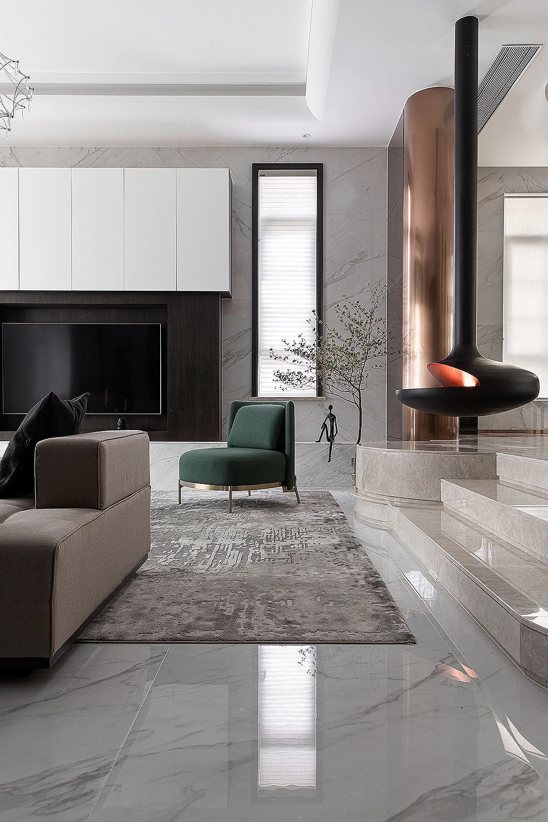 杭州钱塘江畔诗意别墅丨中国杭州丨尚层装饰(北京)有限公司-0