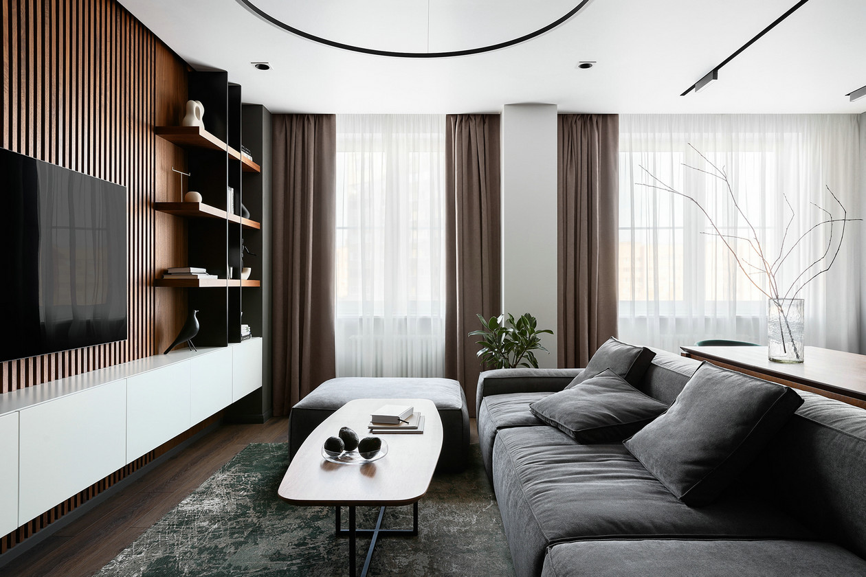 高级灰色系公寓设计-1