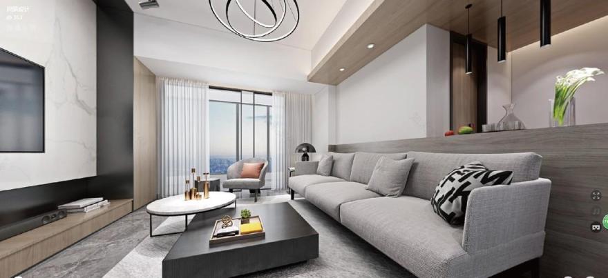 80平小户型现代简约港式风格·缤纷•纯真-16