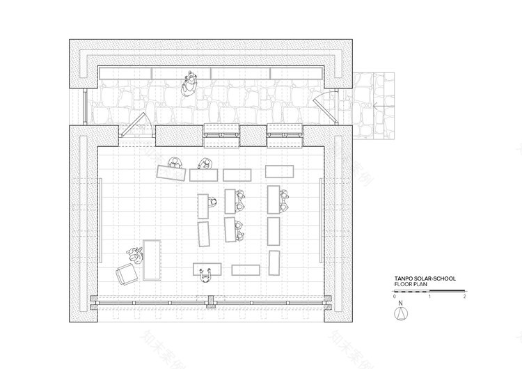 Tanpo Solar School Csomas Room Foundation-16
