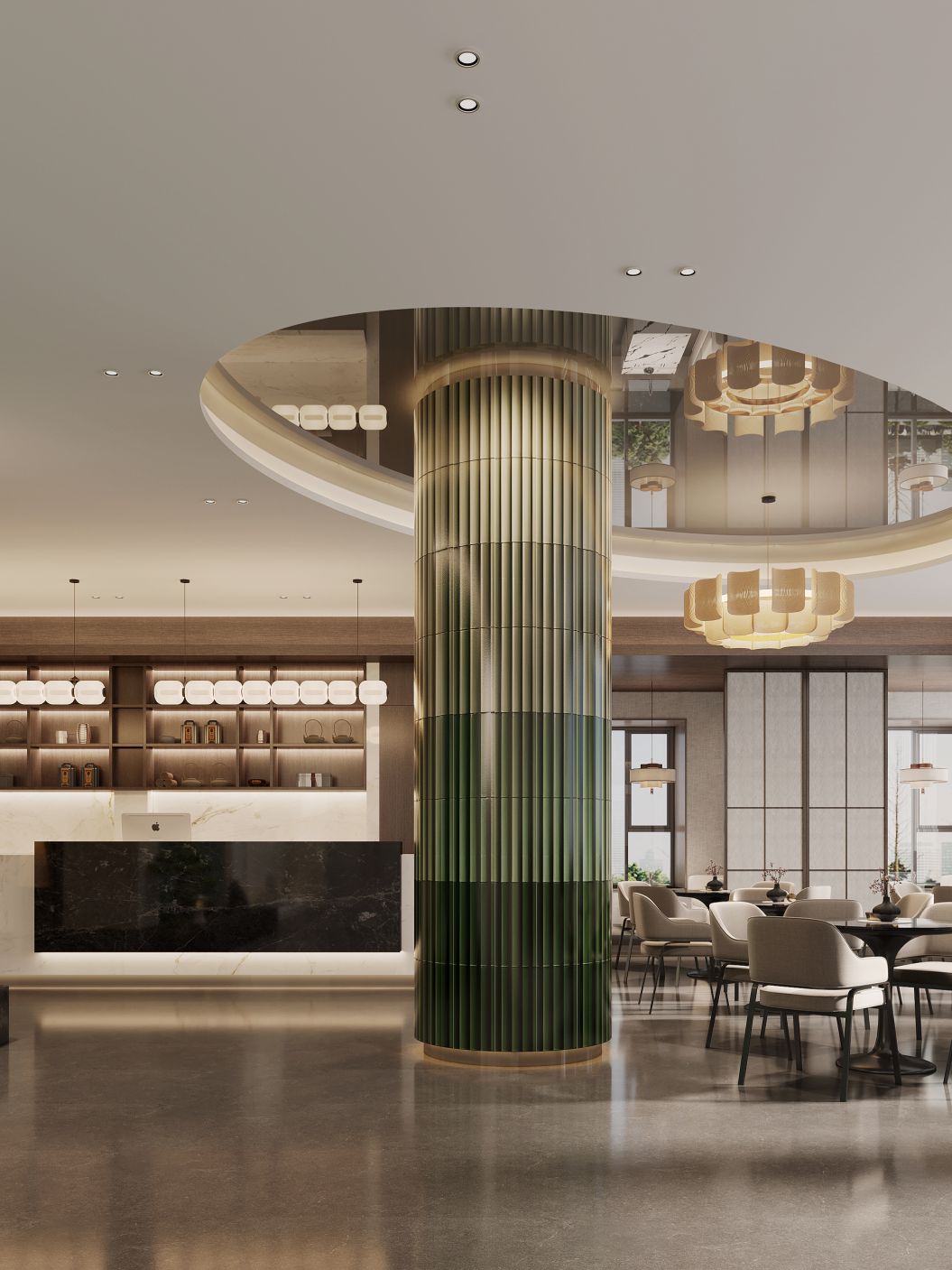 现代棋牌茶楼丨中国达州-8