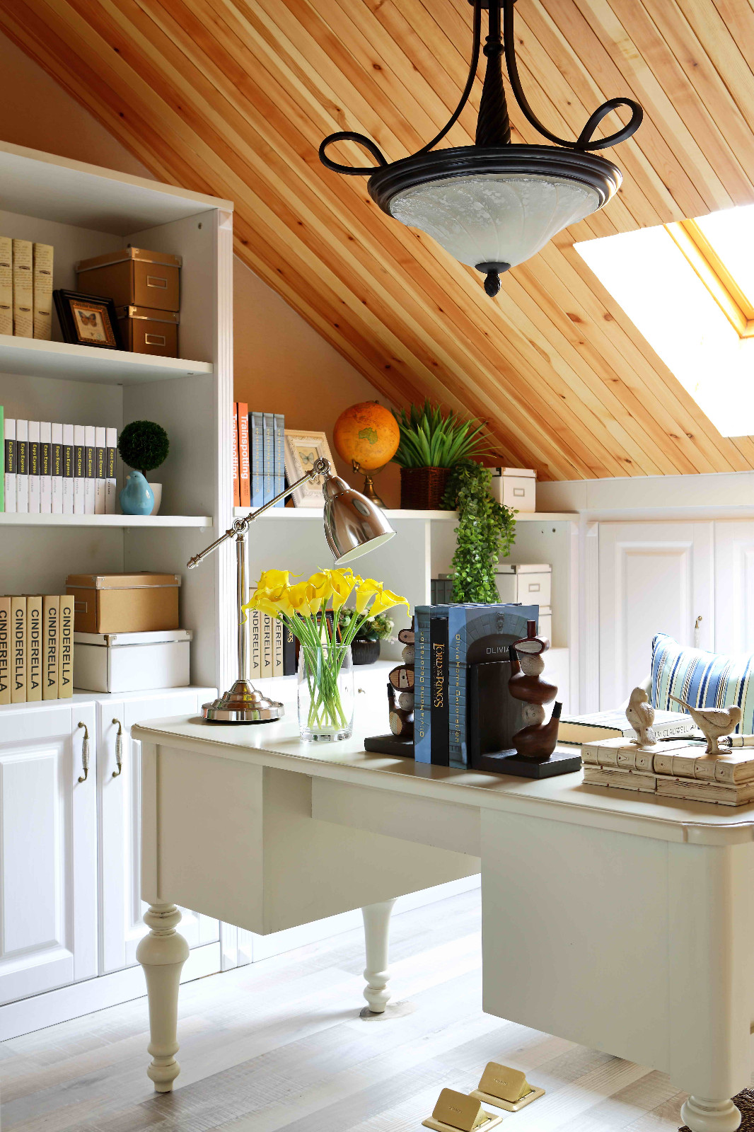 山语城 C2 样板间 | 美式田园风格挑空之家-38