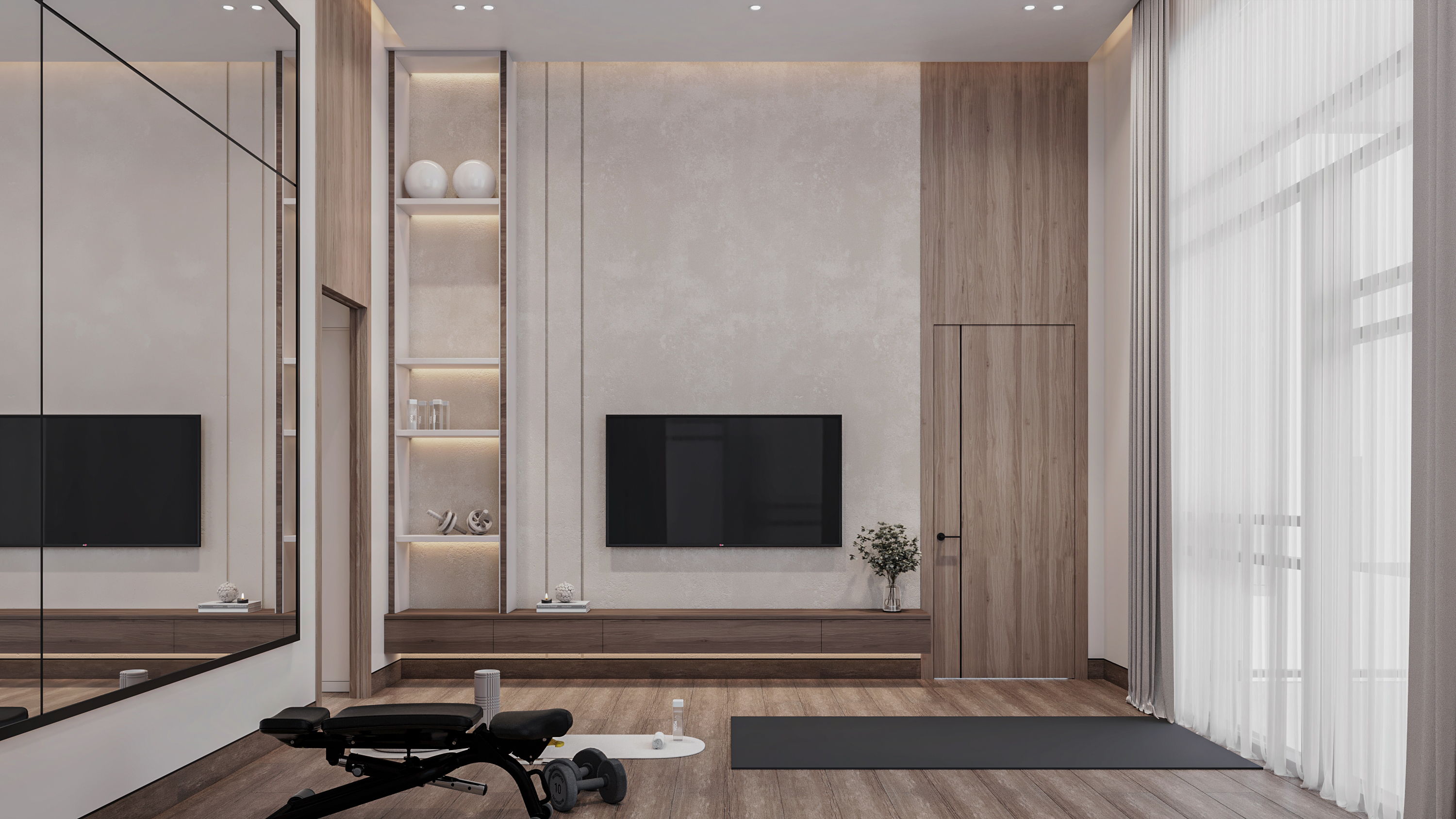 现代家庭健身房丨Archpix Engineering Consultants-7