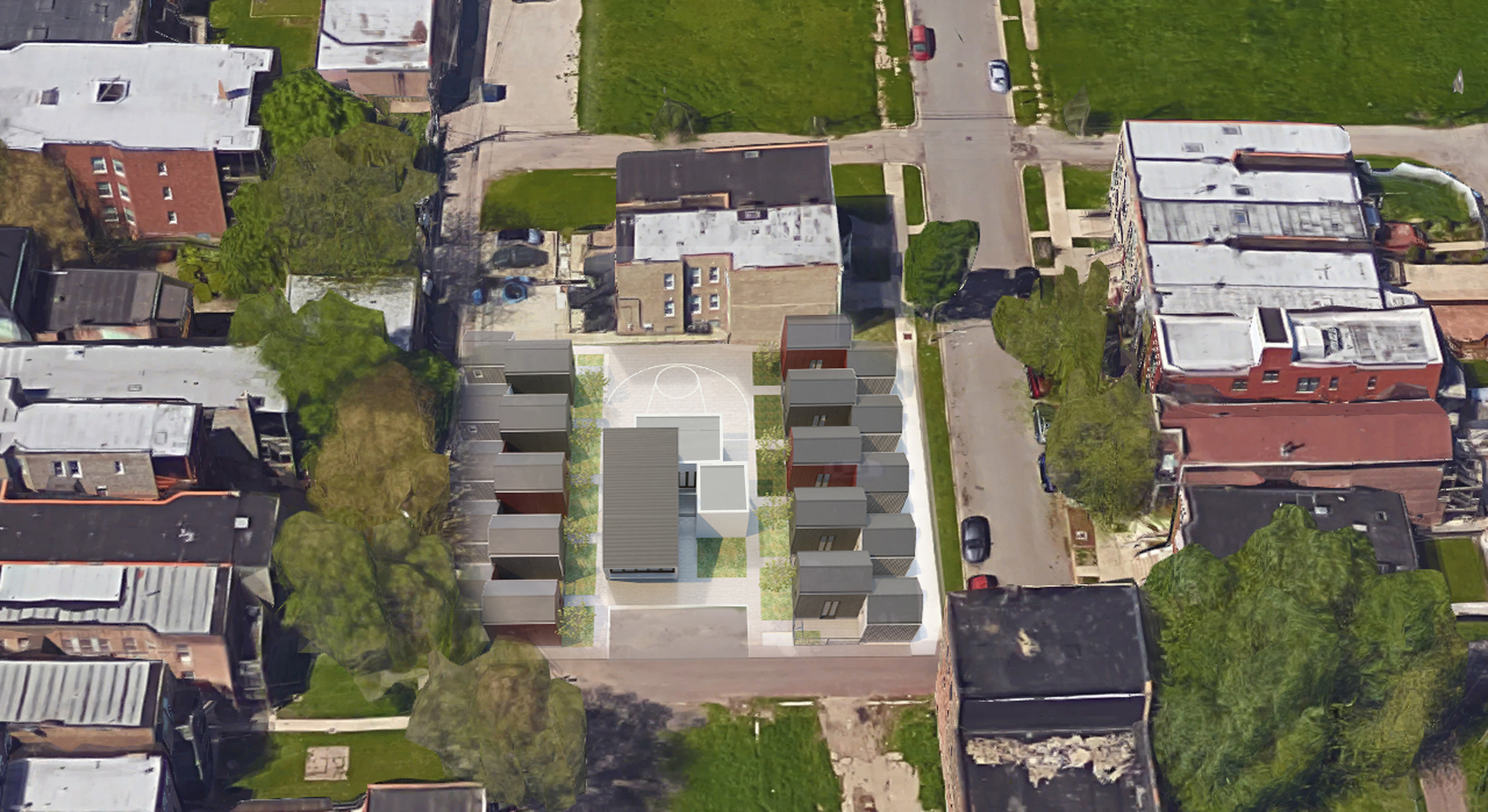 芝加哥微型社区住宅设计-15