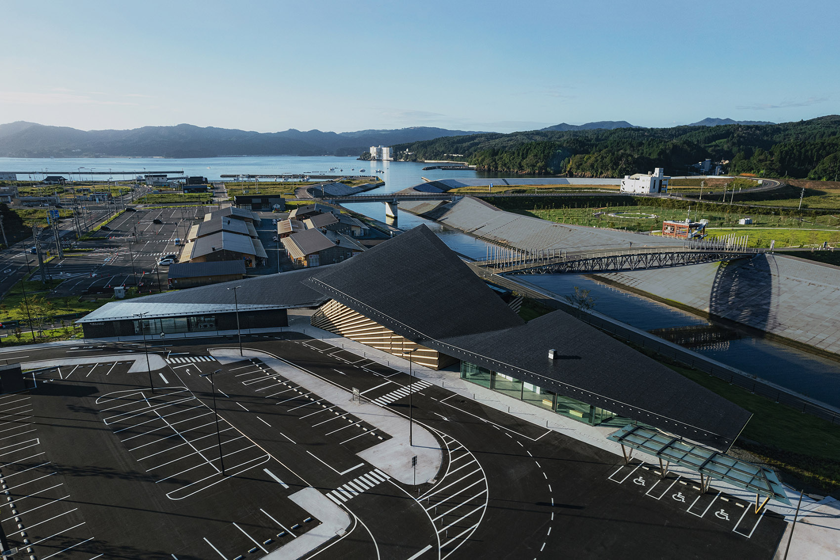 日本宫城县道之驿 Sansan 南三陆丨隈研吾建筑都市设计事务所-8