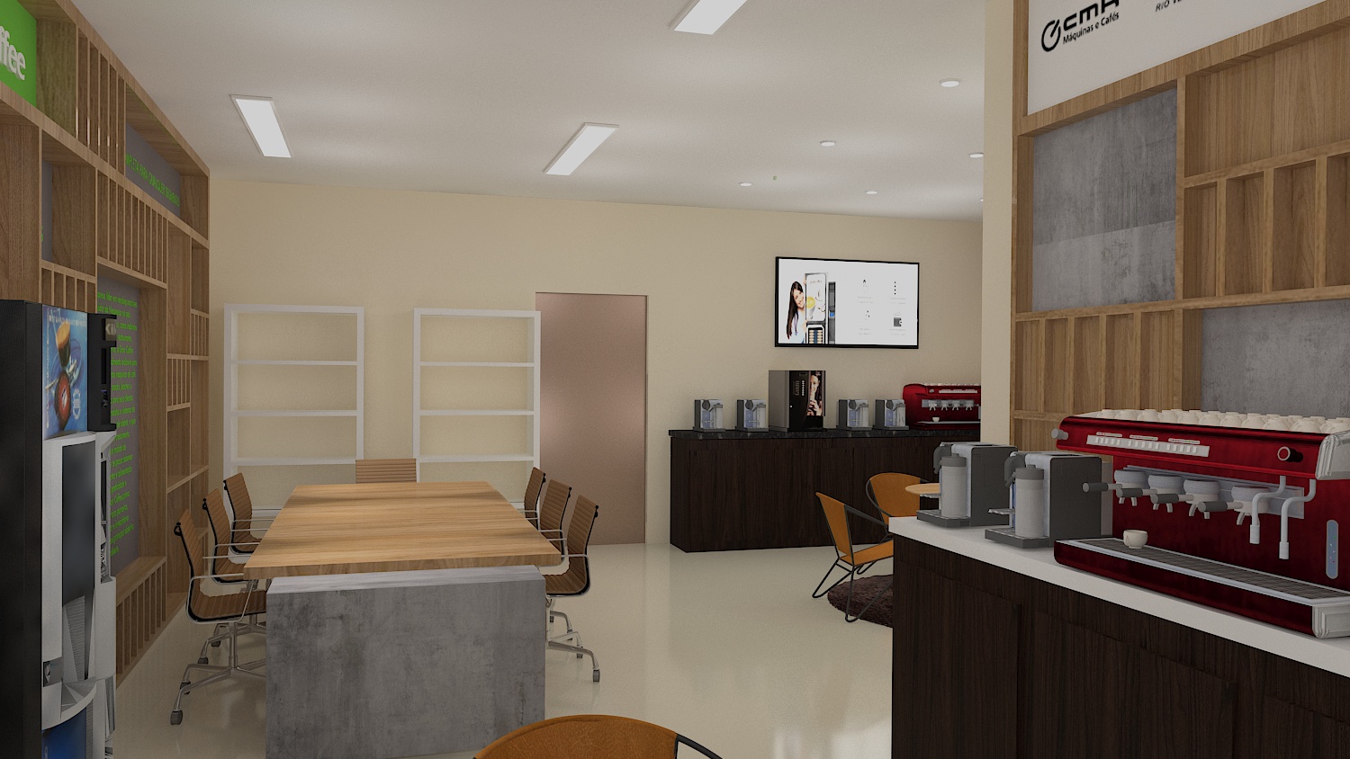 Ambientação para showroom Grancoffee-29
