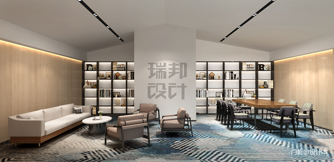 嘉一集团办公空间书香办公综合体-15