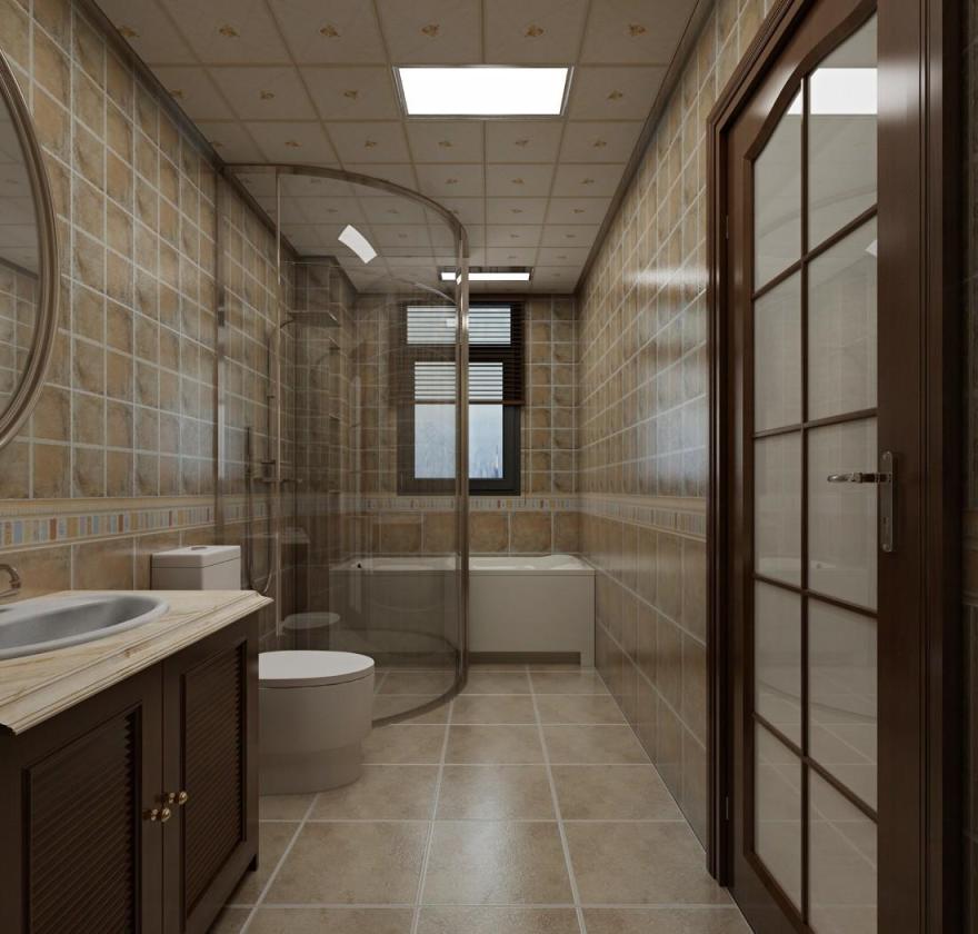 吉首市溶江小区壹号复式楼美式风格-38