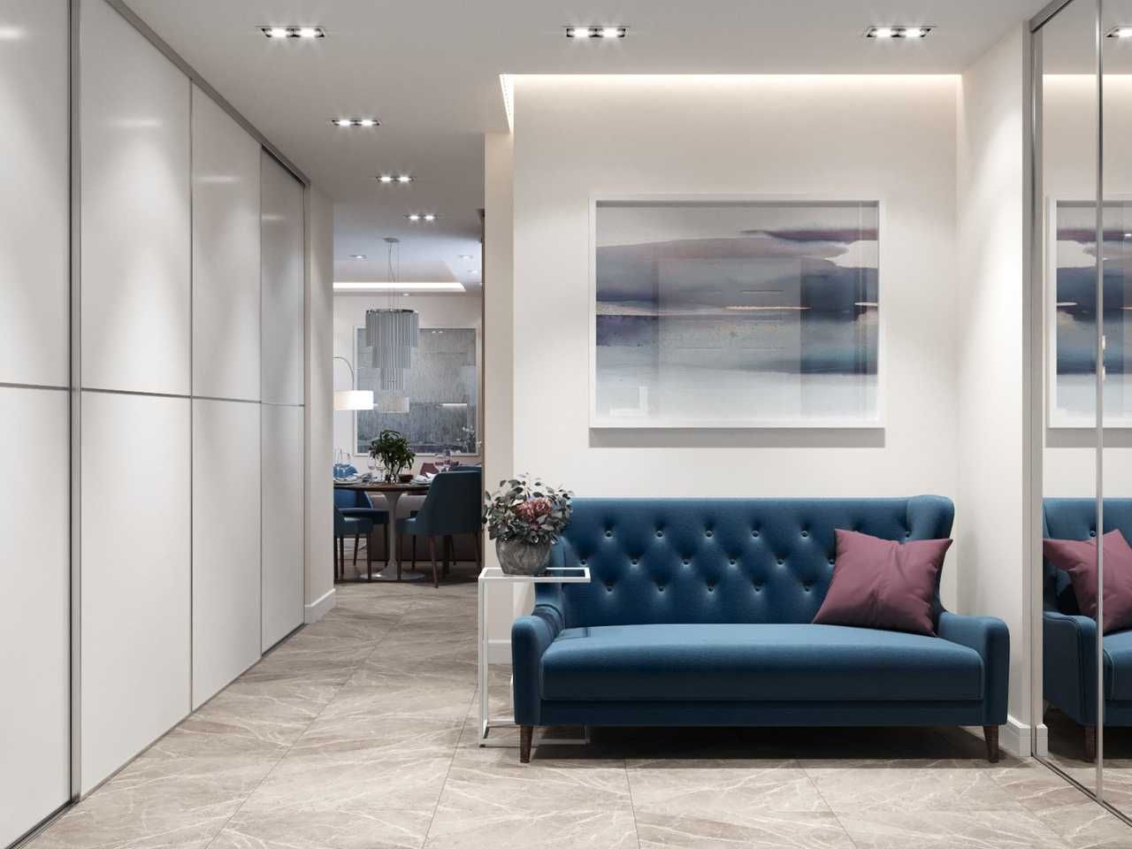 3к 90㎡现代风格三居室公寓设计项目丨俄罗斯莫斯科丨工作室 «А + Б»-12