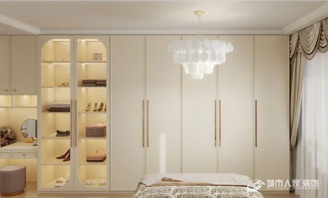 城市人家||城市之星113平米，法式奶油，把温柔装进生活角落-19