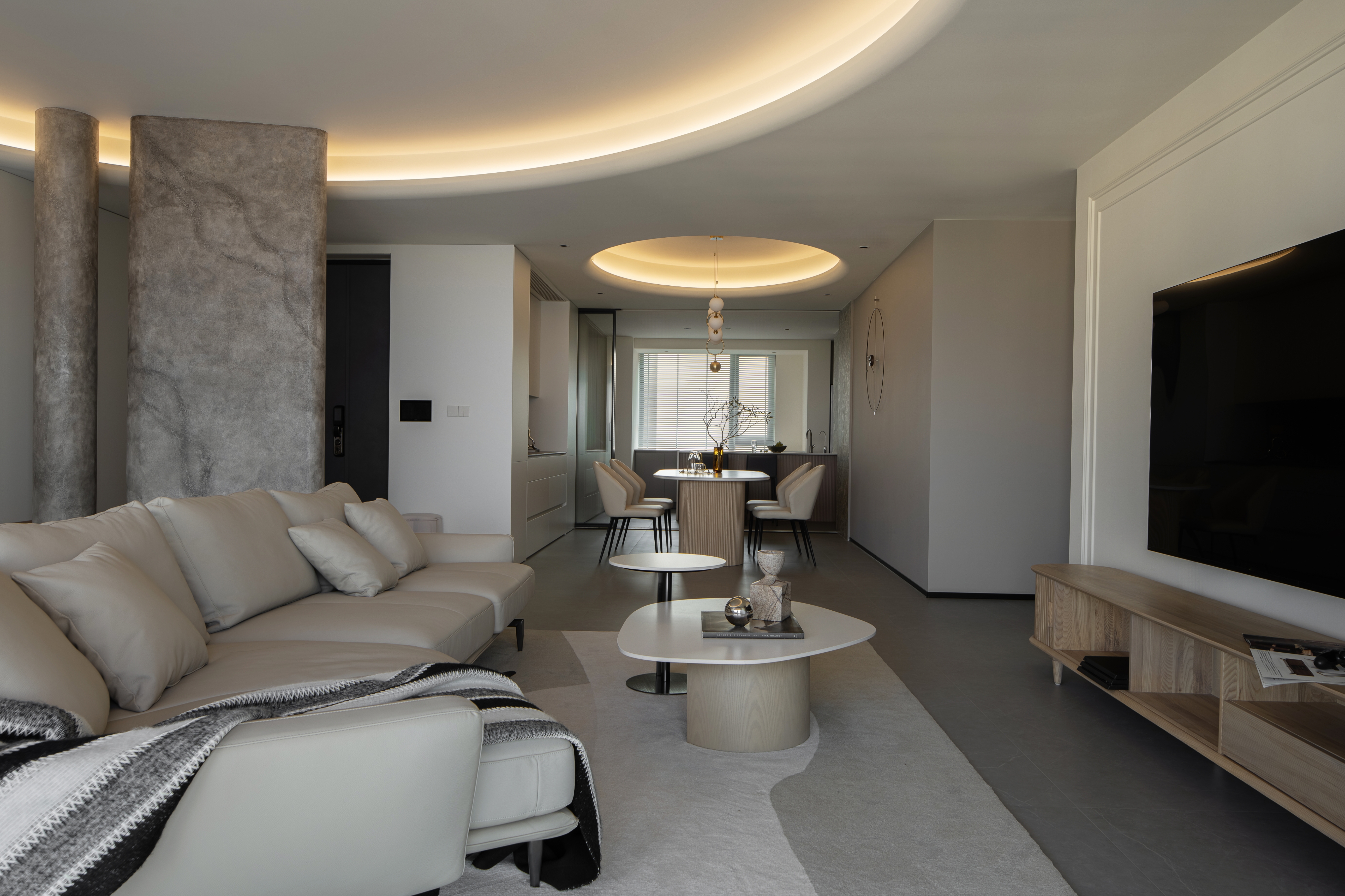 独享这套多巴胺式原木极简house-3