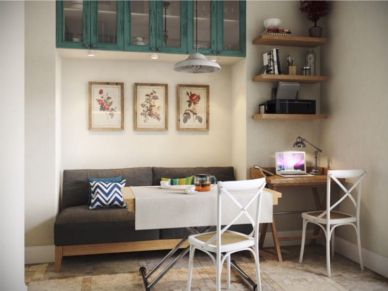 20平米公寓式工作室设计与布置-3