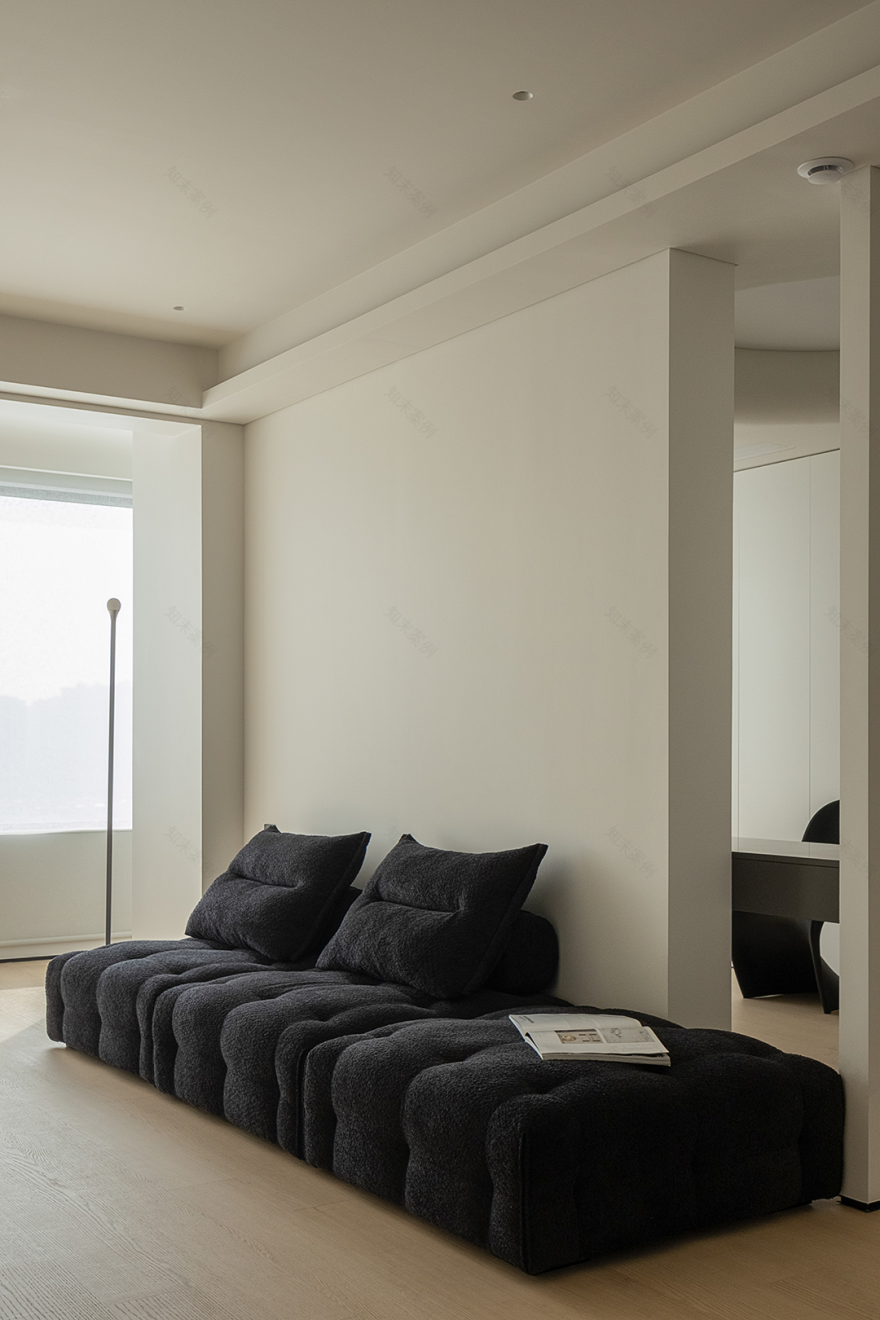 《未染》江苏99平精装改造丨中国盐城丨南舍空间设计-8