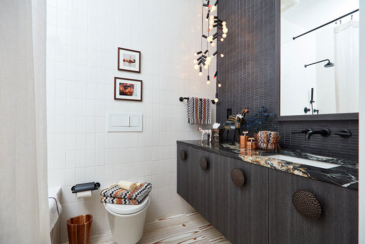 纽约独特双层公寓设计 | 创意、功能与自由的空间-15