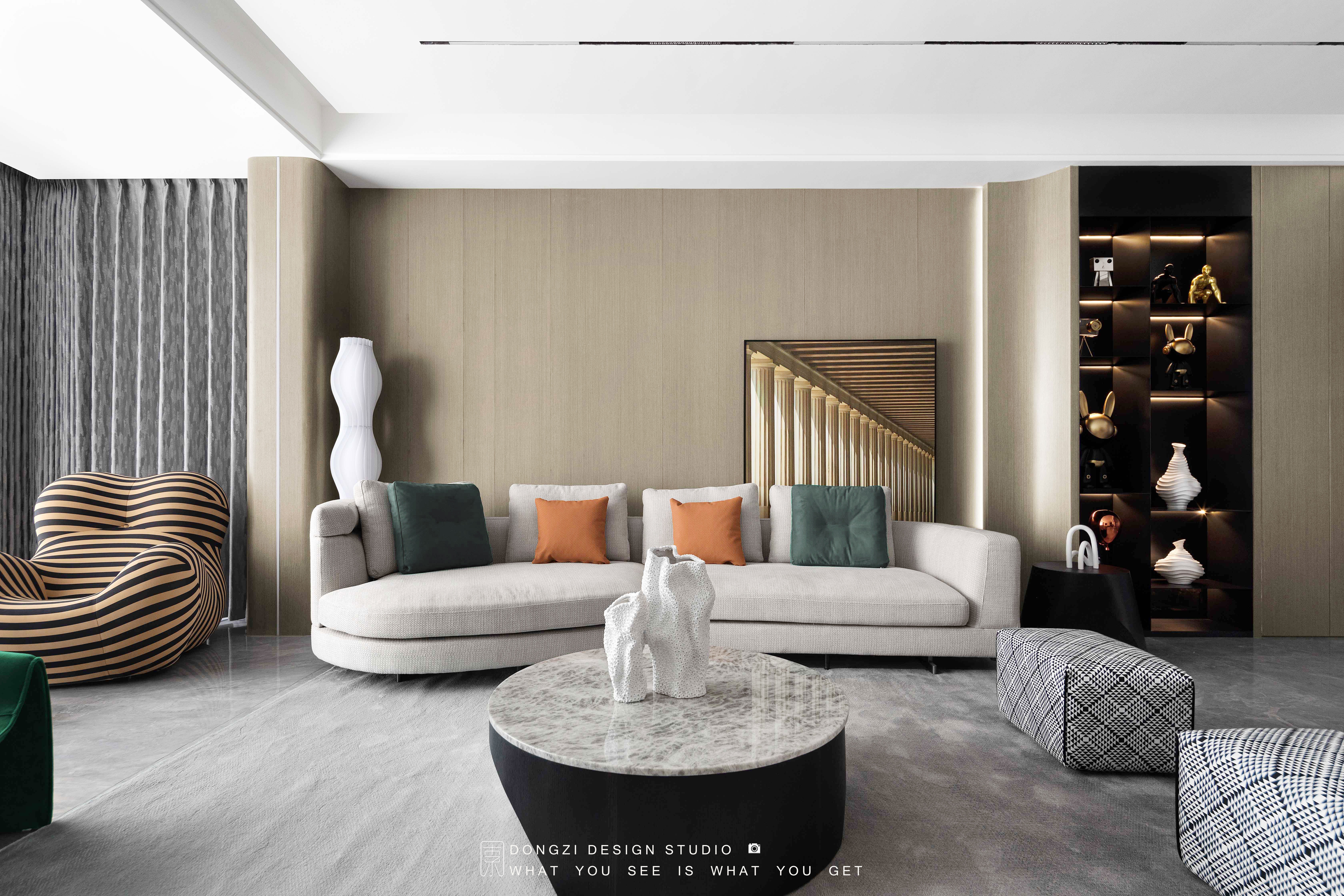 《栖》 现代极简艺术住宅设计丨东子设计事务所-8