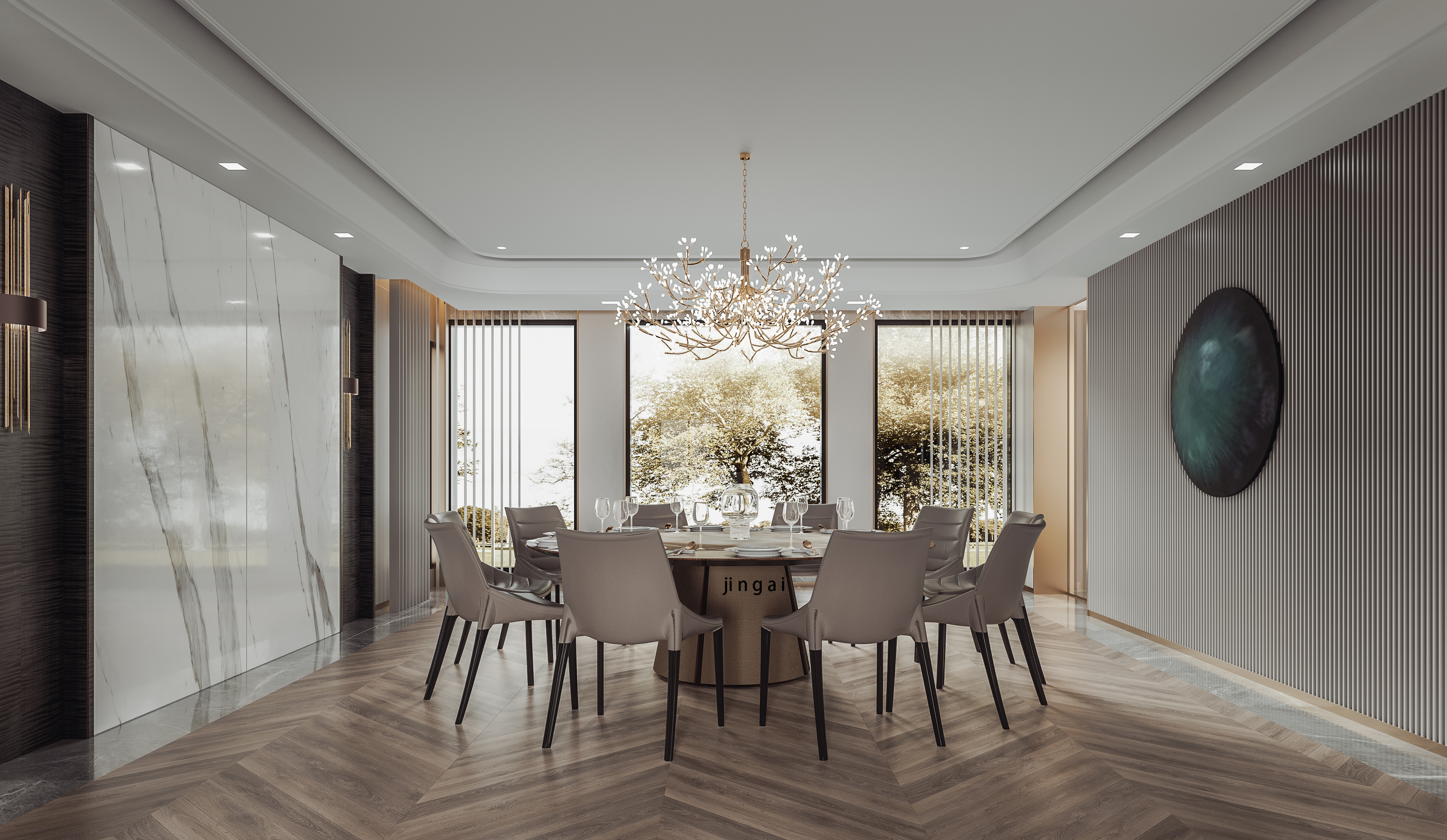 豪华大宅的 CR 渲染魅力-8