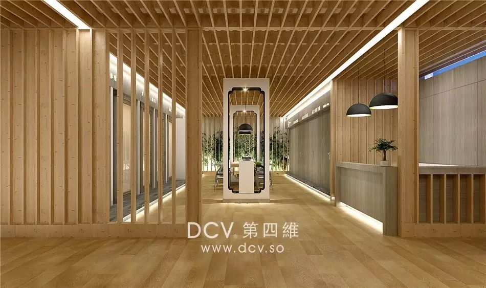 西安-扬子养生光波房（旗舰店）东方禅意展示展厅室内装修设计-18