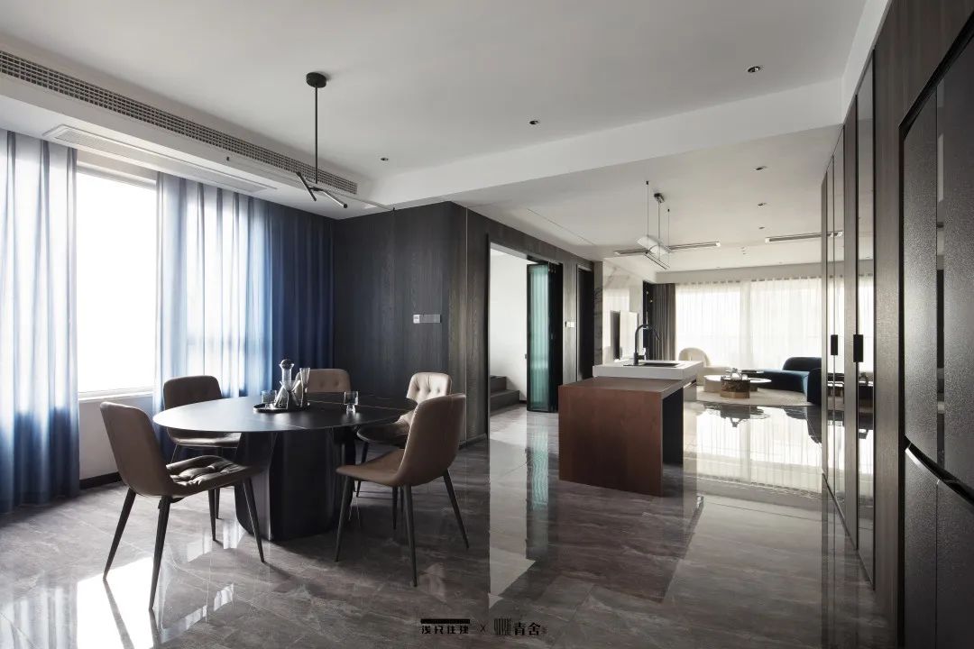 摩登撞色美宅 · 湘江壹号极致奢华空间丨浅尺住建-24