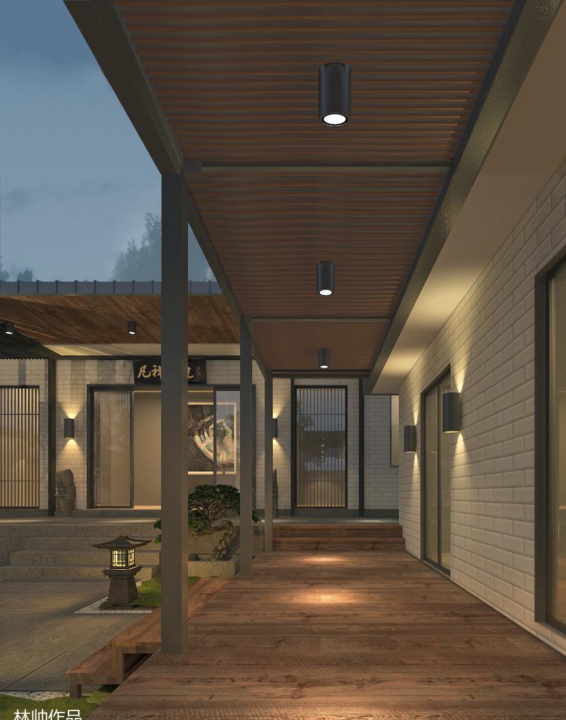 北戴河瑜伽小院——林设计师打造自然禅意空间-20