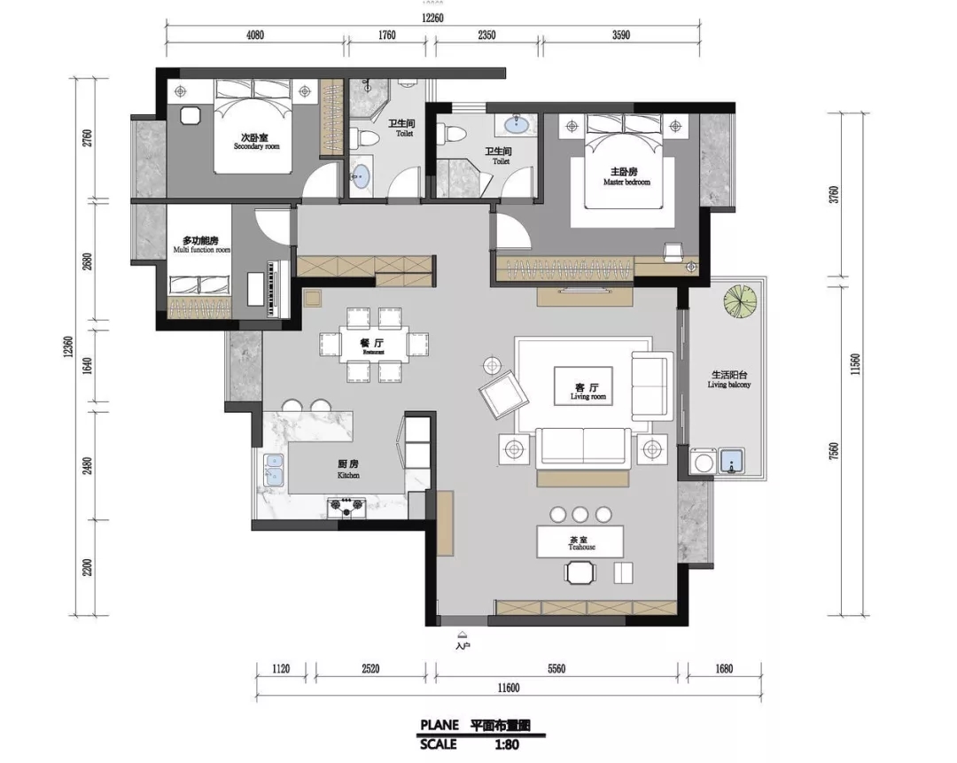 150㎡新中式住宅-3