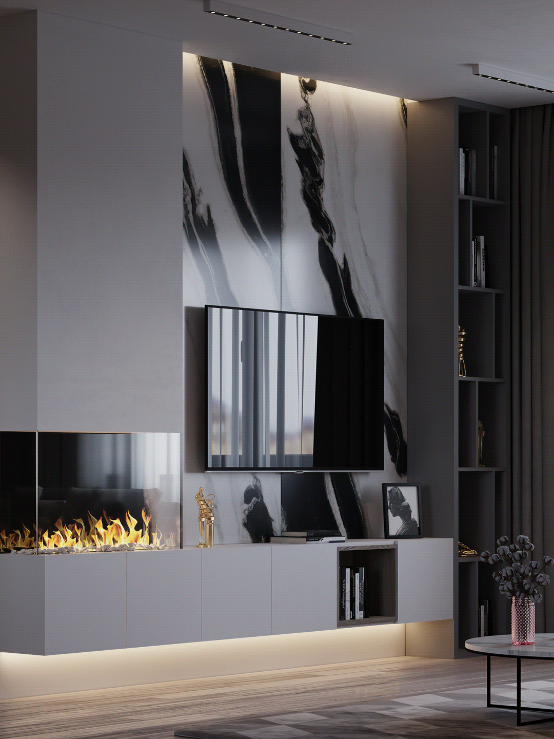 现代轻奢公寓设计丨阿塞拜疆丨Kamran Kerimov-58