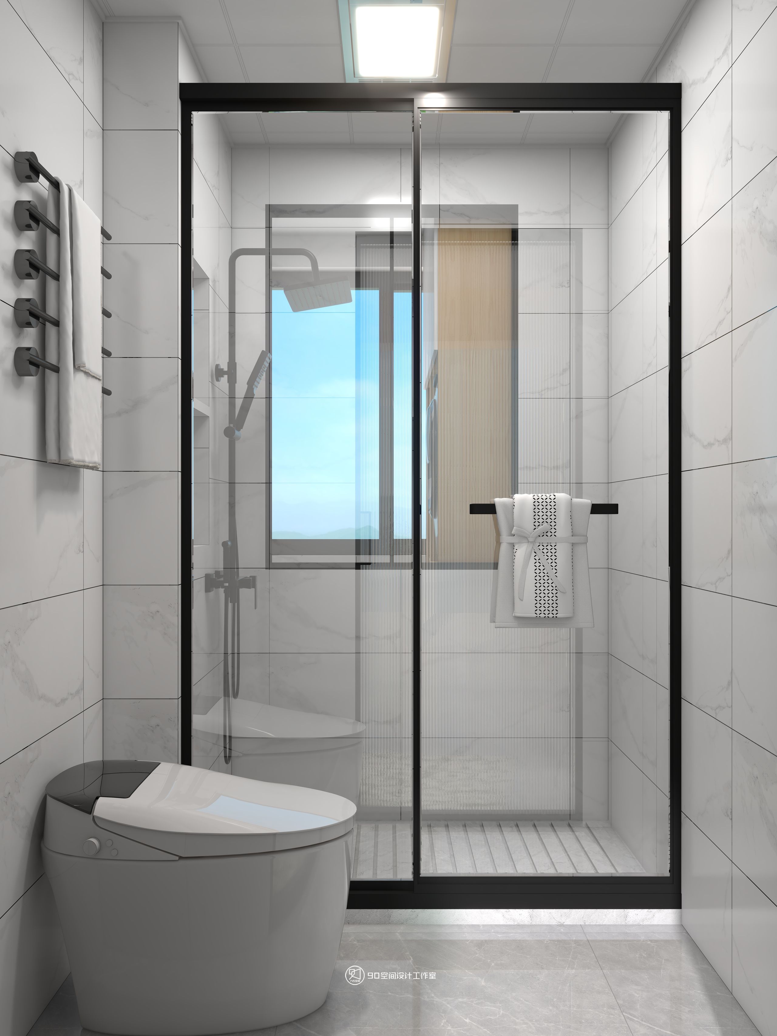 棉花糖奶油风格113 平方 3 室 2 厅 1 卫丨90 空间设计-40