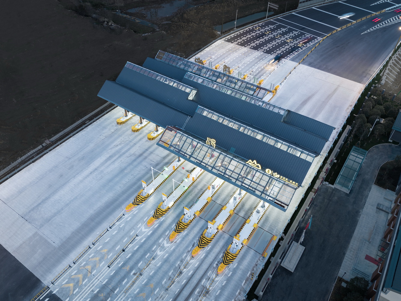 南京沪蓉高速汤山互通收费站大棚丨中国南京丨东南大学建筑设计研究院建筑技术与艺术（ATA）工作室-33