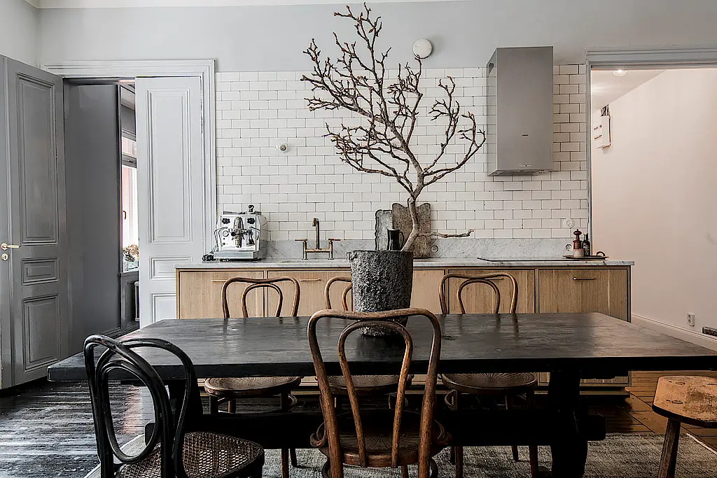 瑞典独特设计公寓，小卧室大客厅诠释精致生活-4